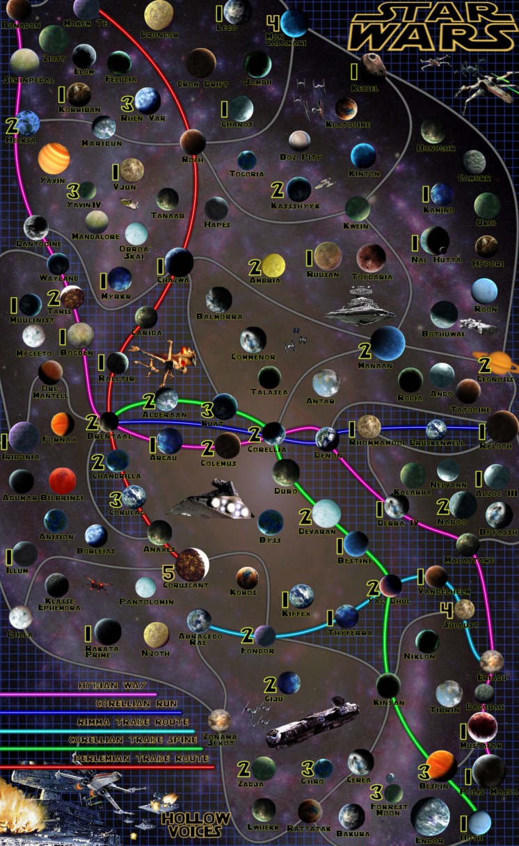 the map